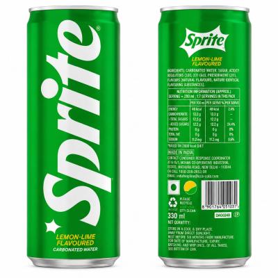 SPRITE LEMON LIME FLAVOURED SOFT DRINK - 330ml